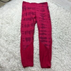 lululemon lab Mesh Panels High-Rise Tight 25" Weaves Dye Pink Dragonfruit Wild